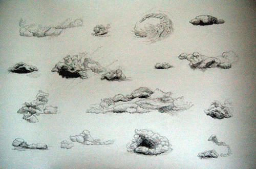 Cloud
                                              pencil drawing