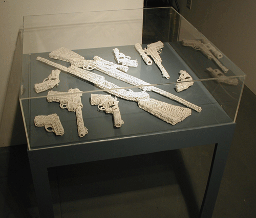 Susan
                                              Graham Porcelain Gun
                                              Sculptures
